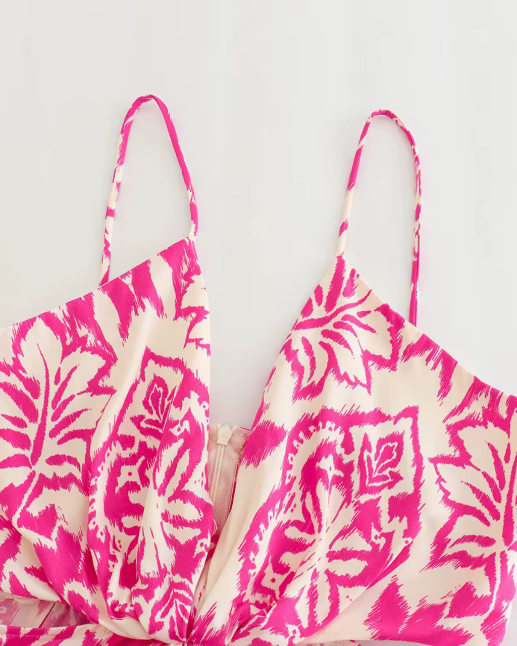 Zomerse Print Jumpsuit met Hoge Taille en V-Hals voor Dames