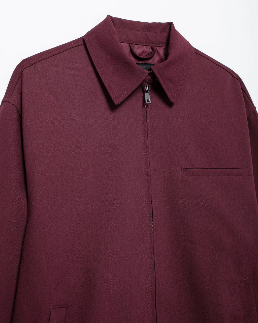 Vintage Effen Bomberjas met Lange Mouwen en Rits voor Dames