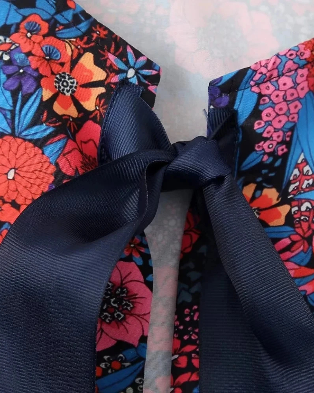 Bohemian Set met Top met Strik en Hoge Taille Broek voor Dames