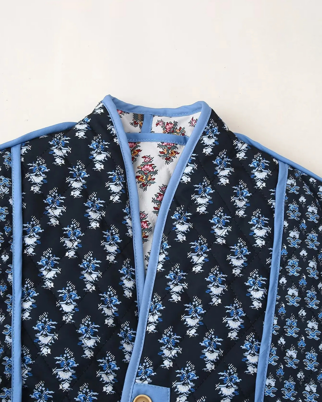 Omkeerbaar Retro Gewatteerd Winterjack voor Dames