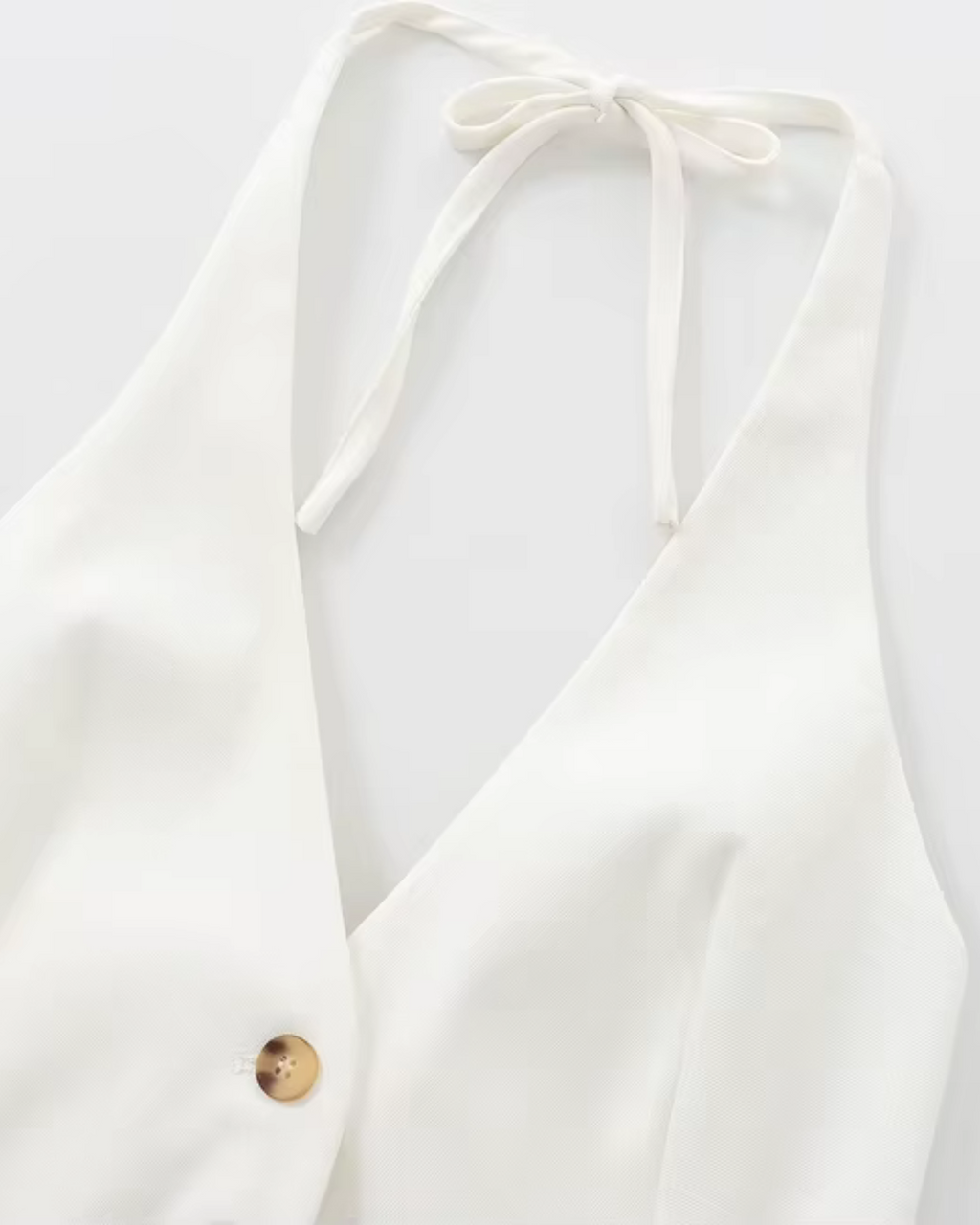 Stijlvol Halter Tanktop met Knopen voor Dames