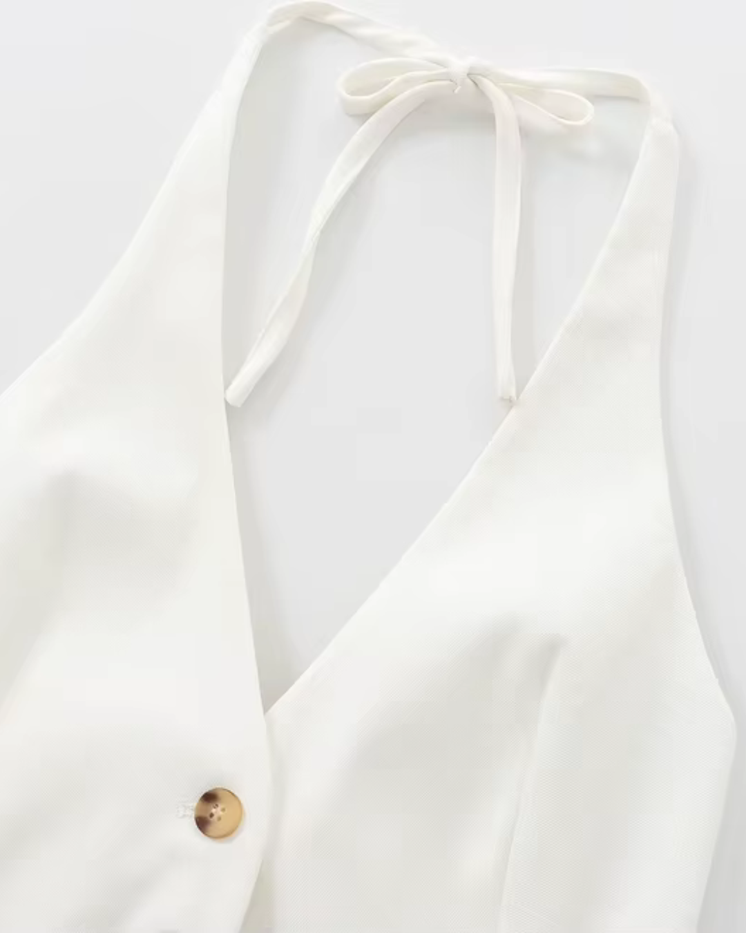 Stijlvol Halter Tanktop met Knopen voor Dames