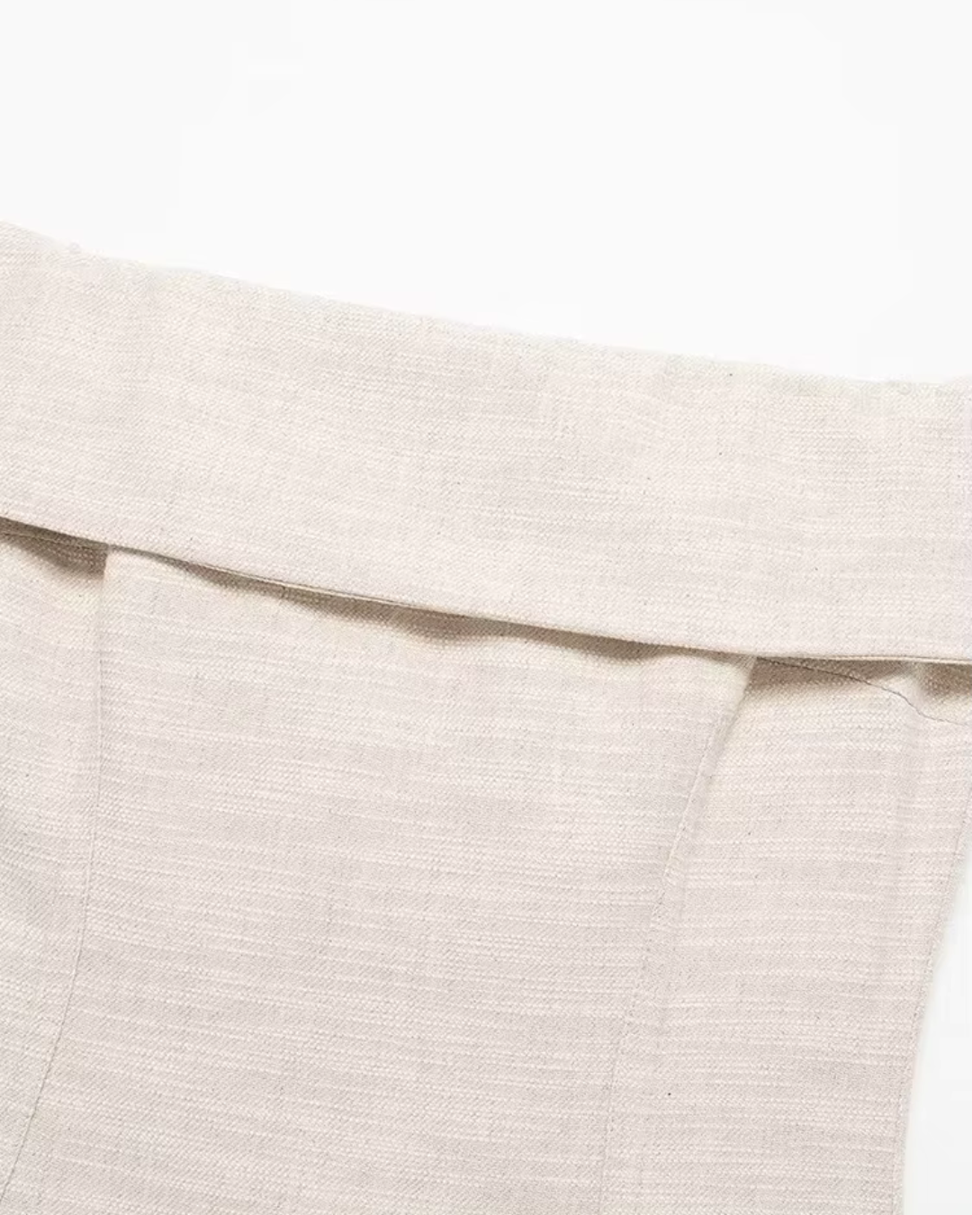 Vintage Tweedelige Set met Corset Top en Broek voor Dames