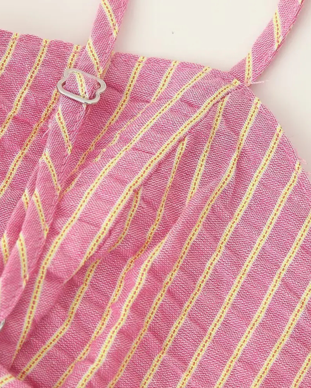 Zomerse 2-Delige Set - Gestreepte Backless Top met Strik & Wijde Broek voor Dames