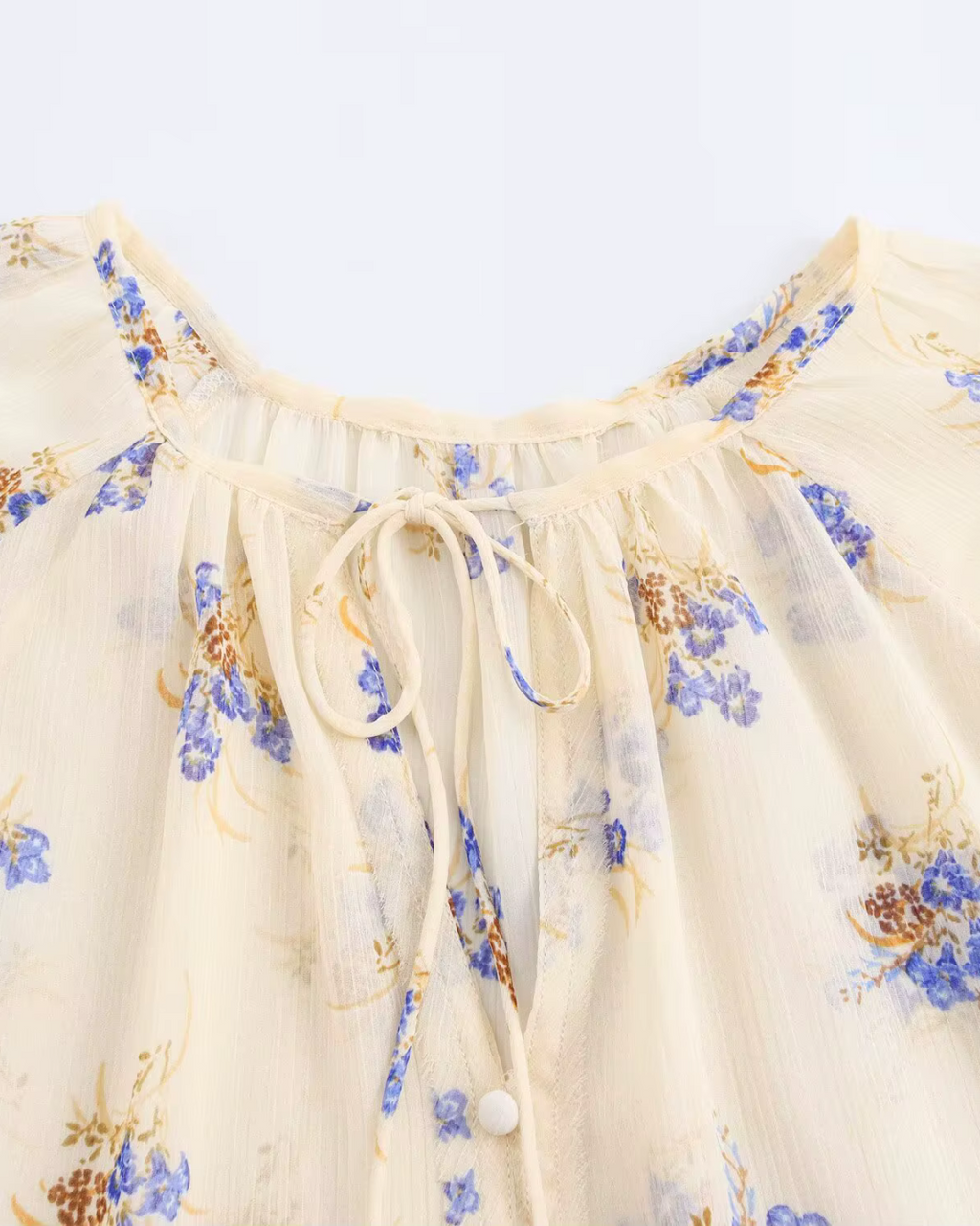 Casual Bloemenprint Gedrukt O-hals Zomer Shirt voor Dames