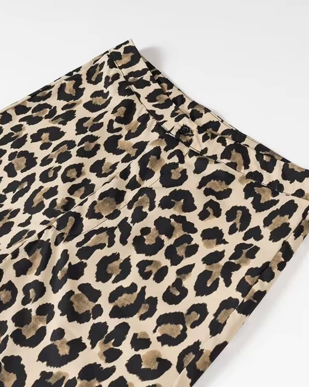 Luipaardprint Lange Broek - Losse Streetwear voor Dames