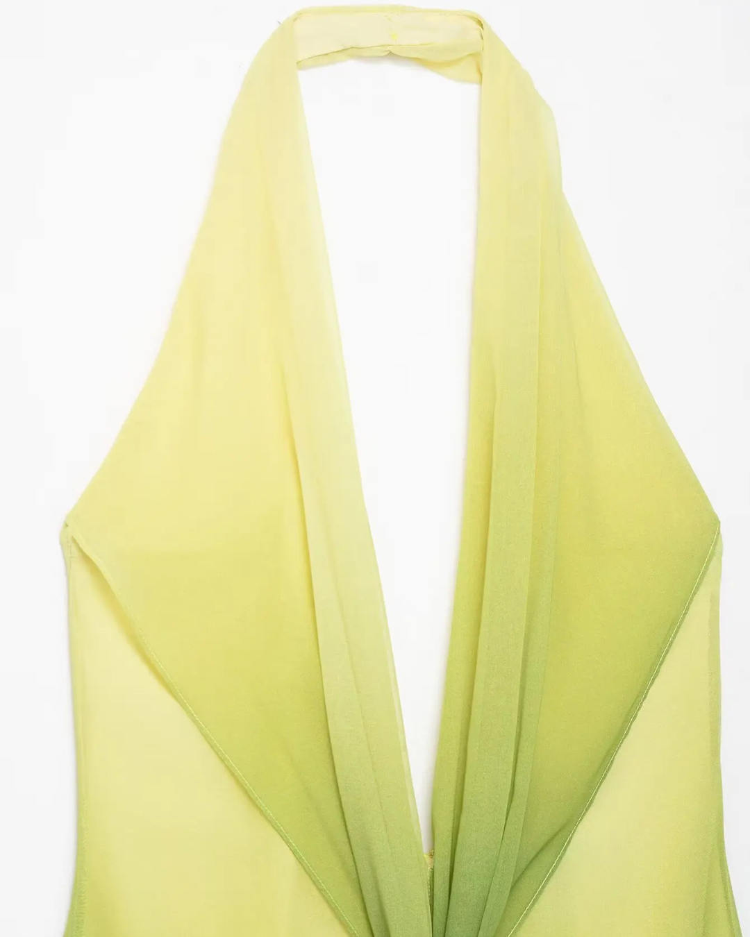 Zomerse Lange Jurk met Hangende Hals en Knoopdetails voor Dames