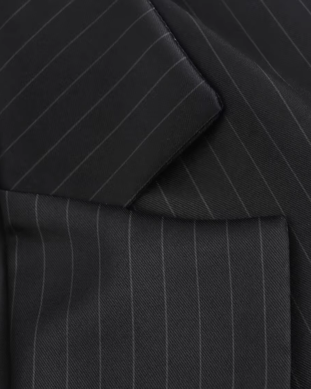 Gestreepte Zwarte Tweedelige Blazer en Broek Set voor Dames