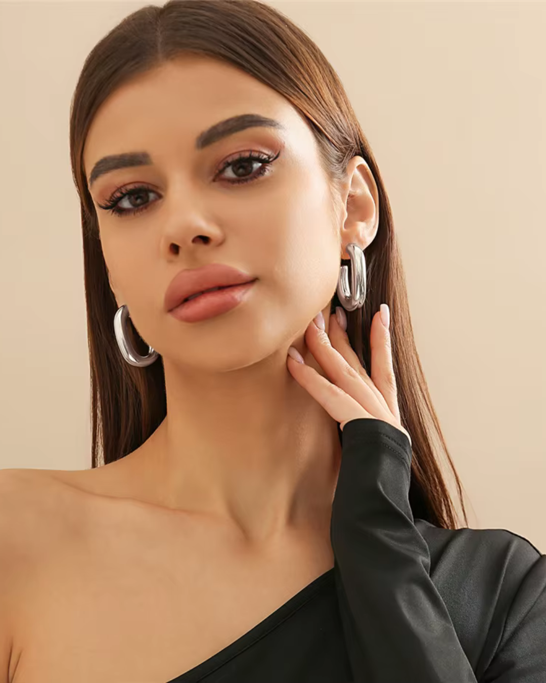 Vintage U Vorm Cirkel Oorbellen Voor Dames