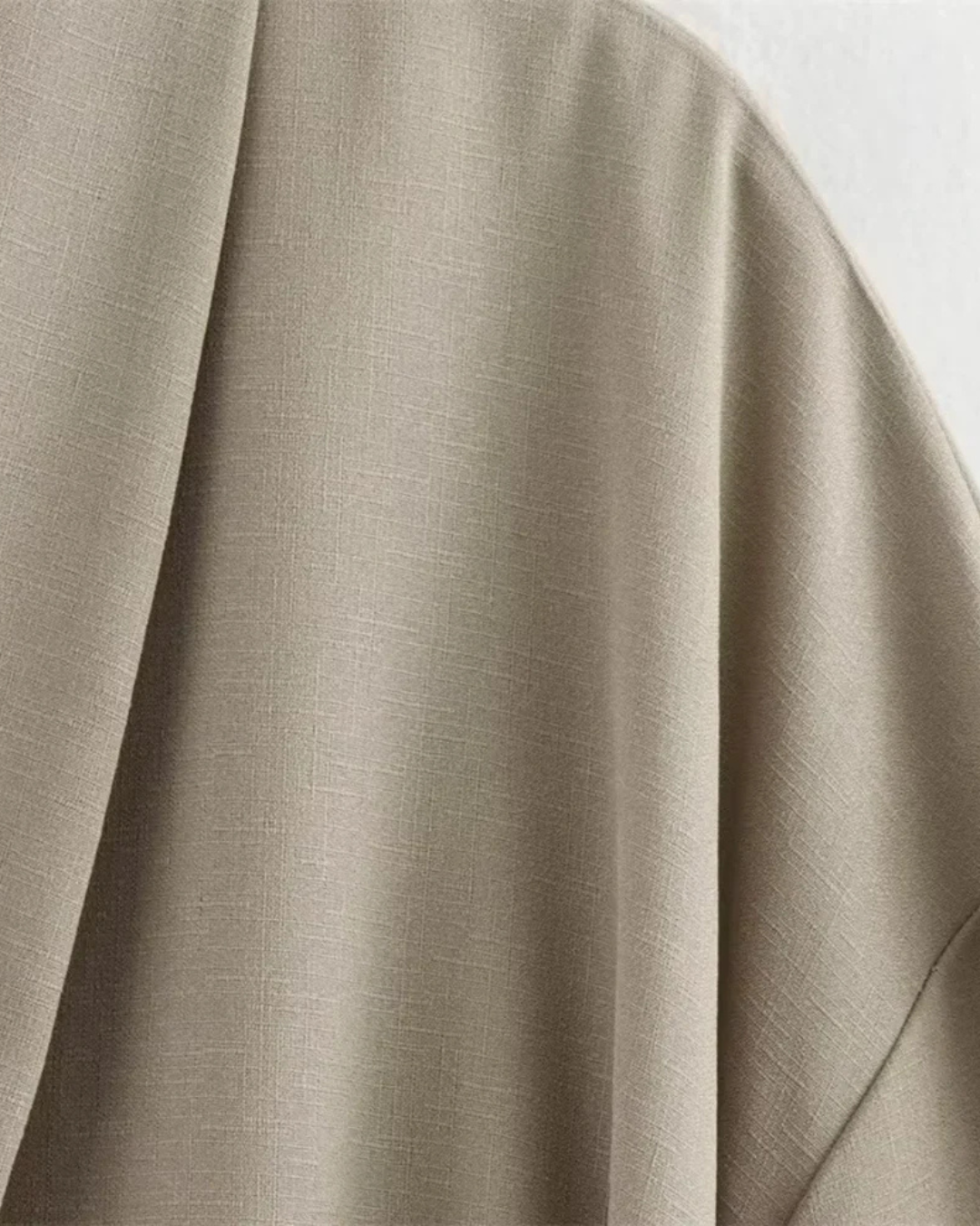 Elegante Linnen Comfortabele Oversized Set voor Dames