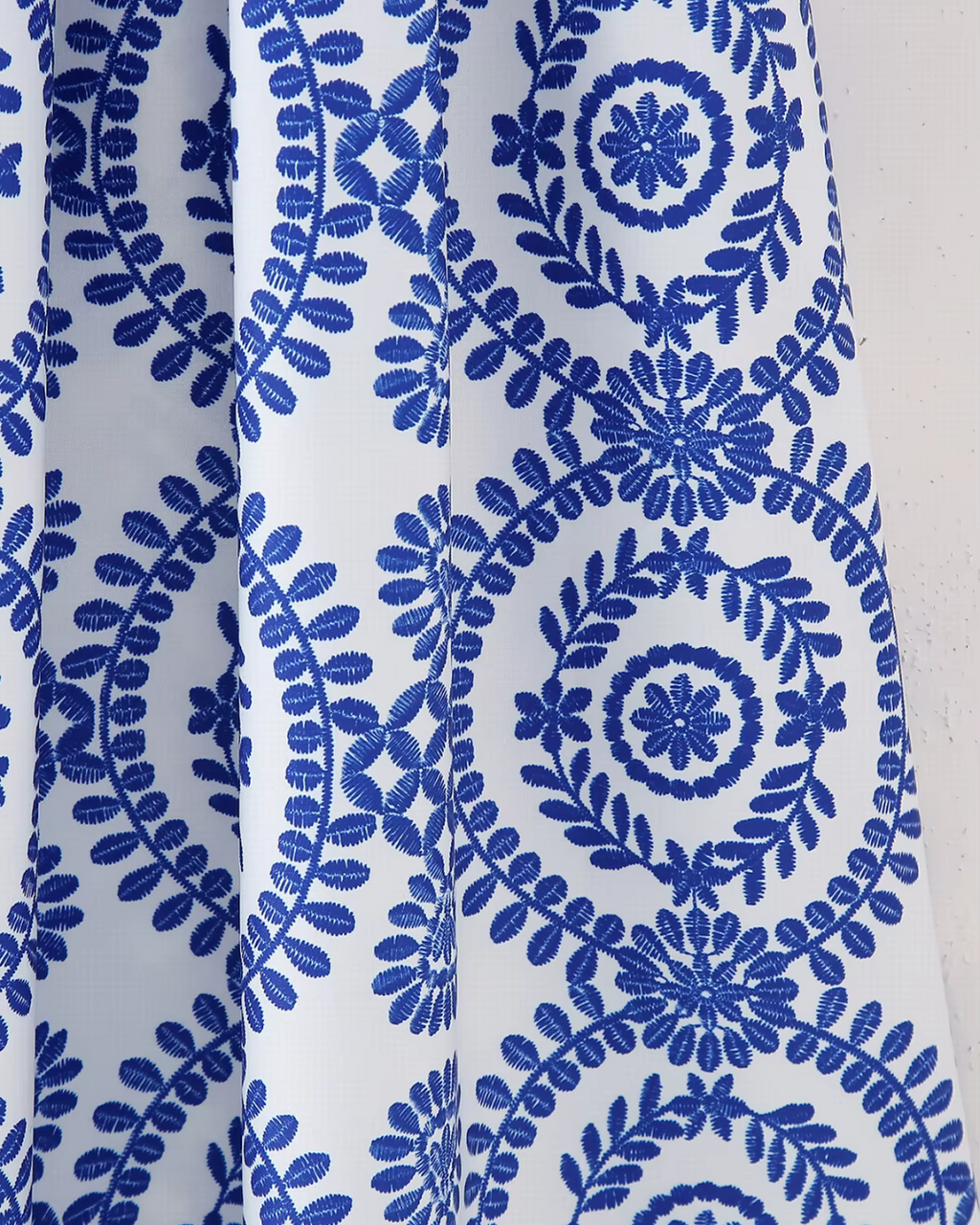 Lange Geplooide Casual Rok met Print voor Dames