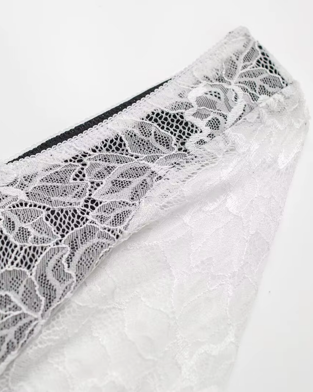 Kanten Mini-jurk met Vierkante Hals en Strikje voor Dames