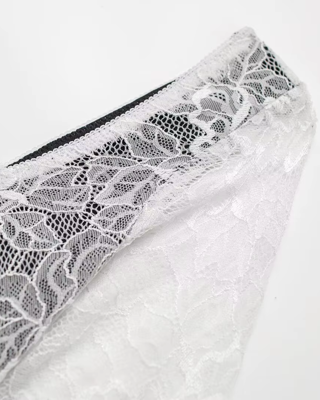 Kanten Mini-jurk met Vierkante Hals en Strikje voor Dames