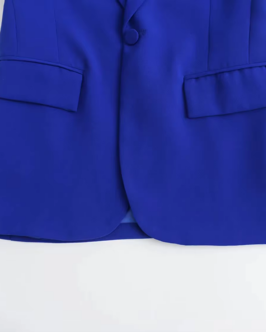 Vintage Damespak met Blazer en Rechte Losse Broek voor Dames