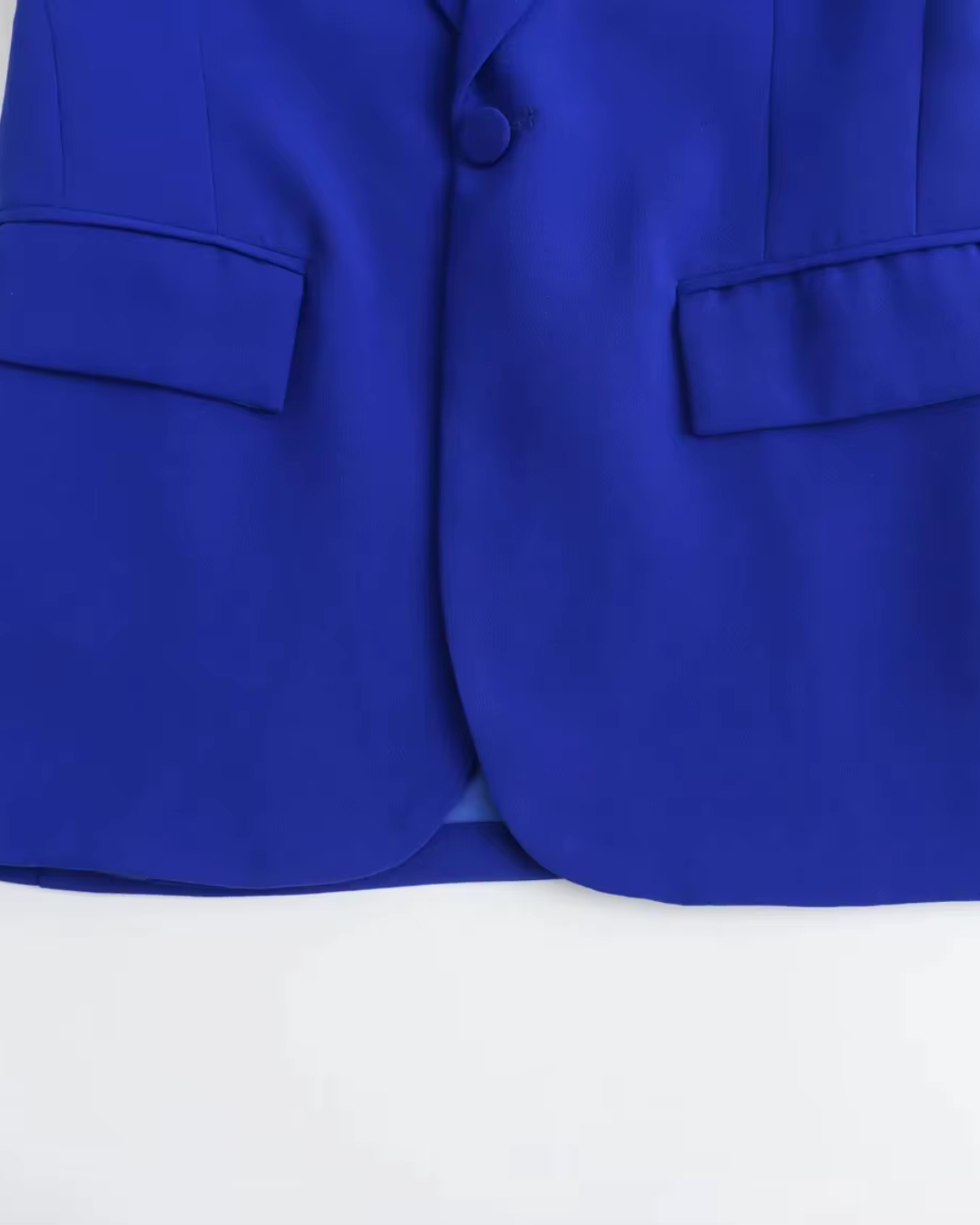 Vintage Damespak met Blazer en Rechte Losse Broek voor Dames