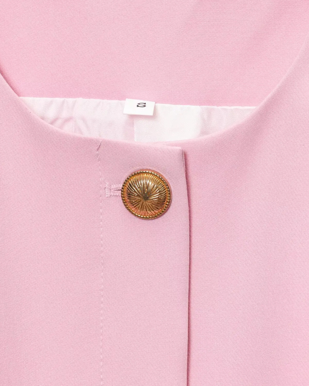 Roze Set met Mouwloos Vest en Hoge Taille Broek voor Dames