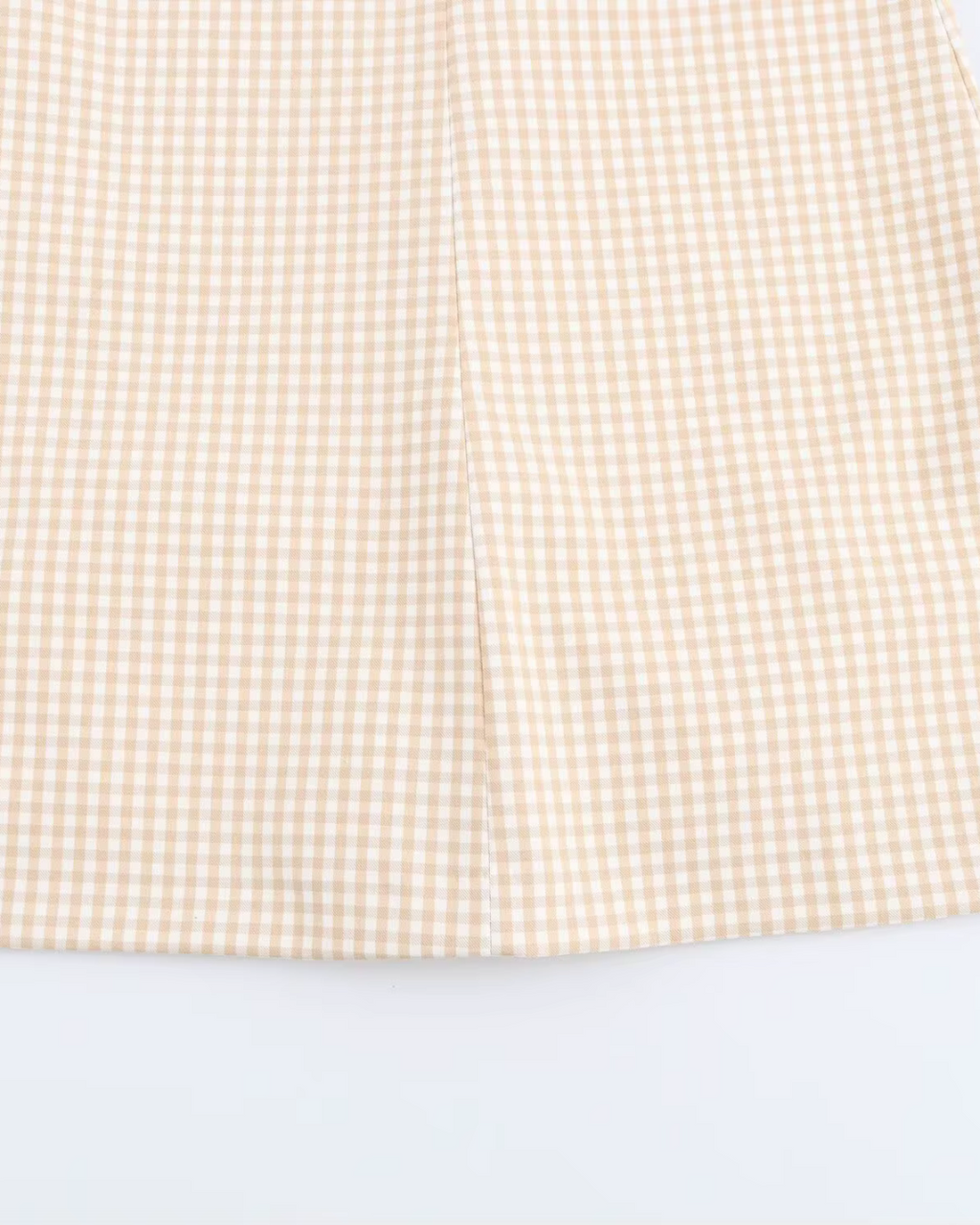 Mini Jurk met Strikband en Vierkante Kraag voor Dames