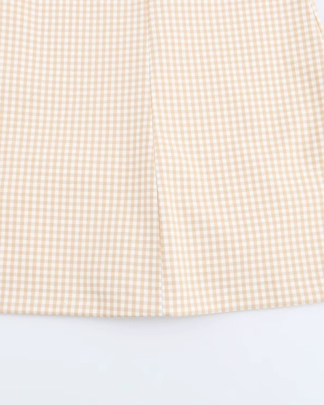 Mini Jurk met Strikband en Vierkante Kraag voor Dames