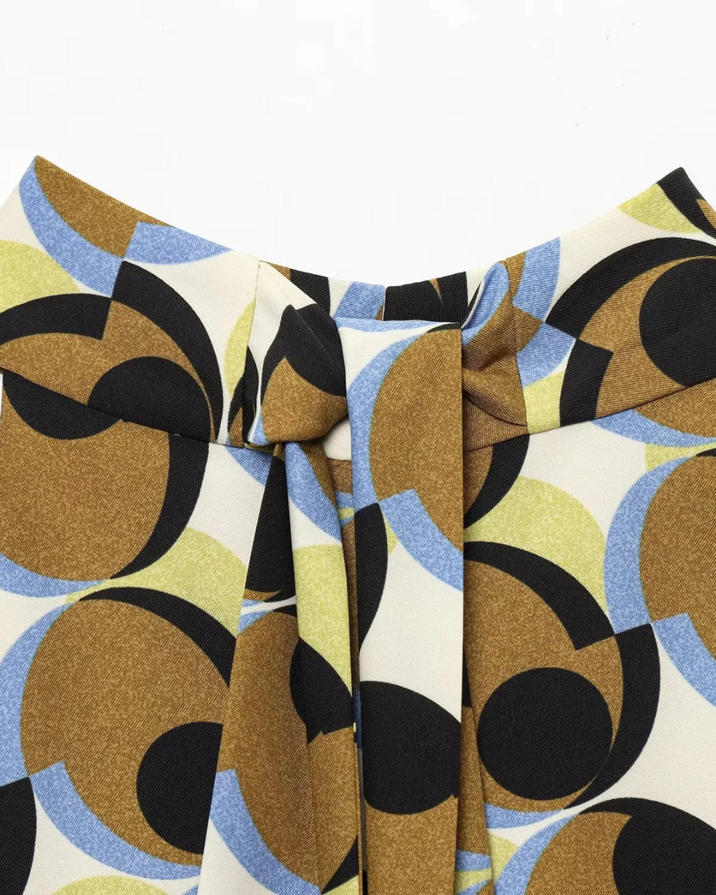 Zomerse Geometrische Halterjurk met Print voor Dames