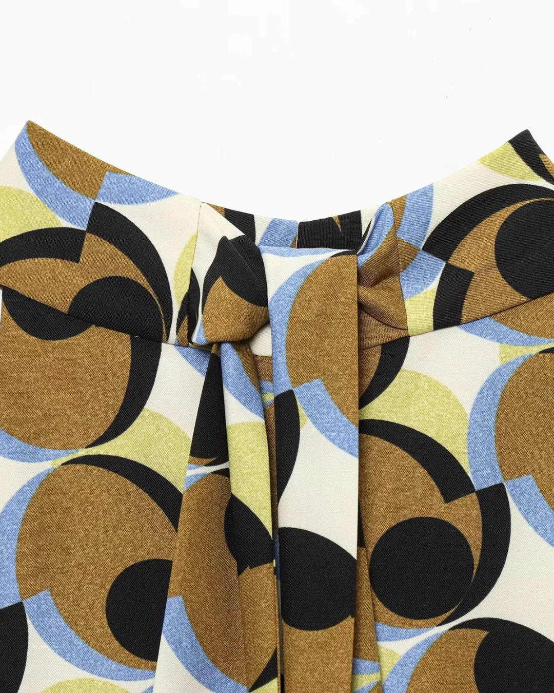 Zomerse Geometrische Halterjurk met Print voor Dames