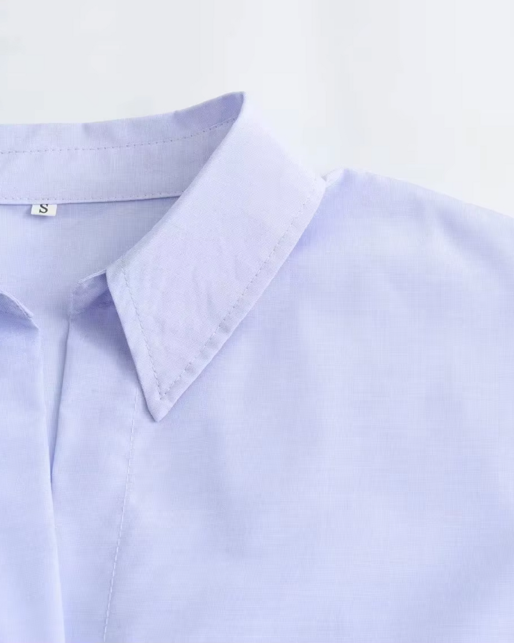 Blauwe Elegante Kantoor Blouse voor Dames