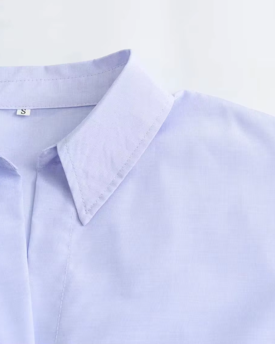 Blauwe Elegante Kantoor Blouse voor Dames