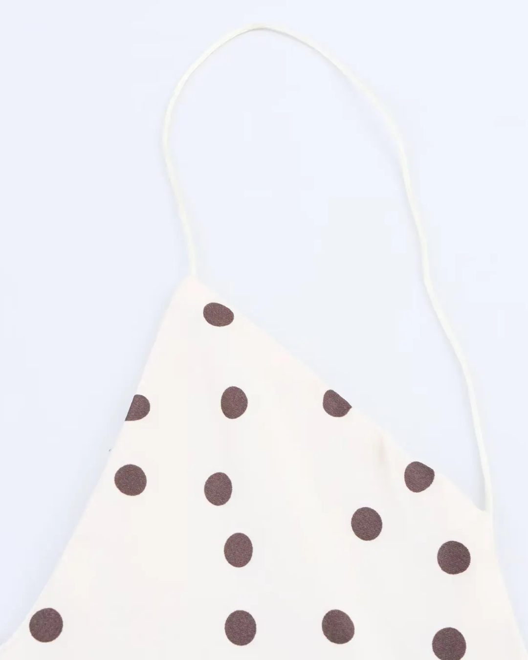 Satijnen Backless Polkadot Jurk met V-hals voor Dames