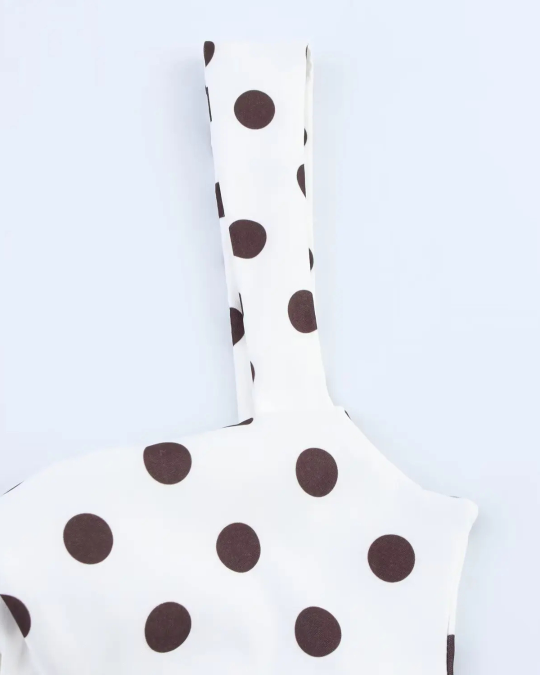 Mouwloos Backless Polkadot Mini Jurk voor Dames