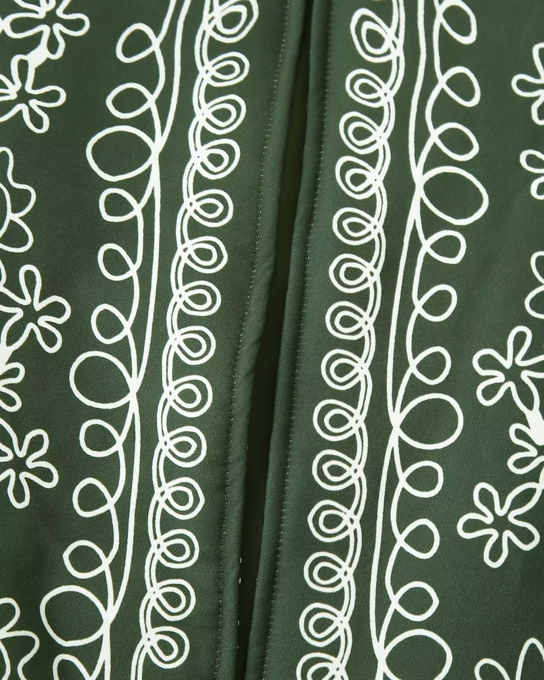 Modieuze Klassieke Katoenen Jas met Stijlvolle Print voor Dames