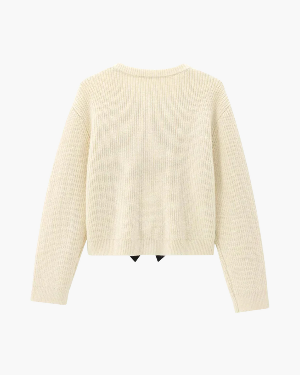 Elegante gebreide trui met strik voor dames - Stijlvol en comfortabel!