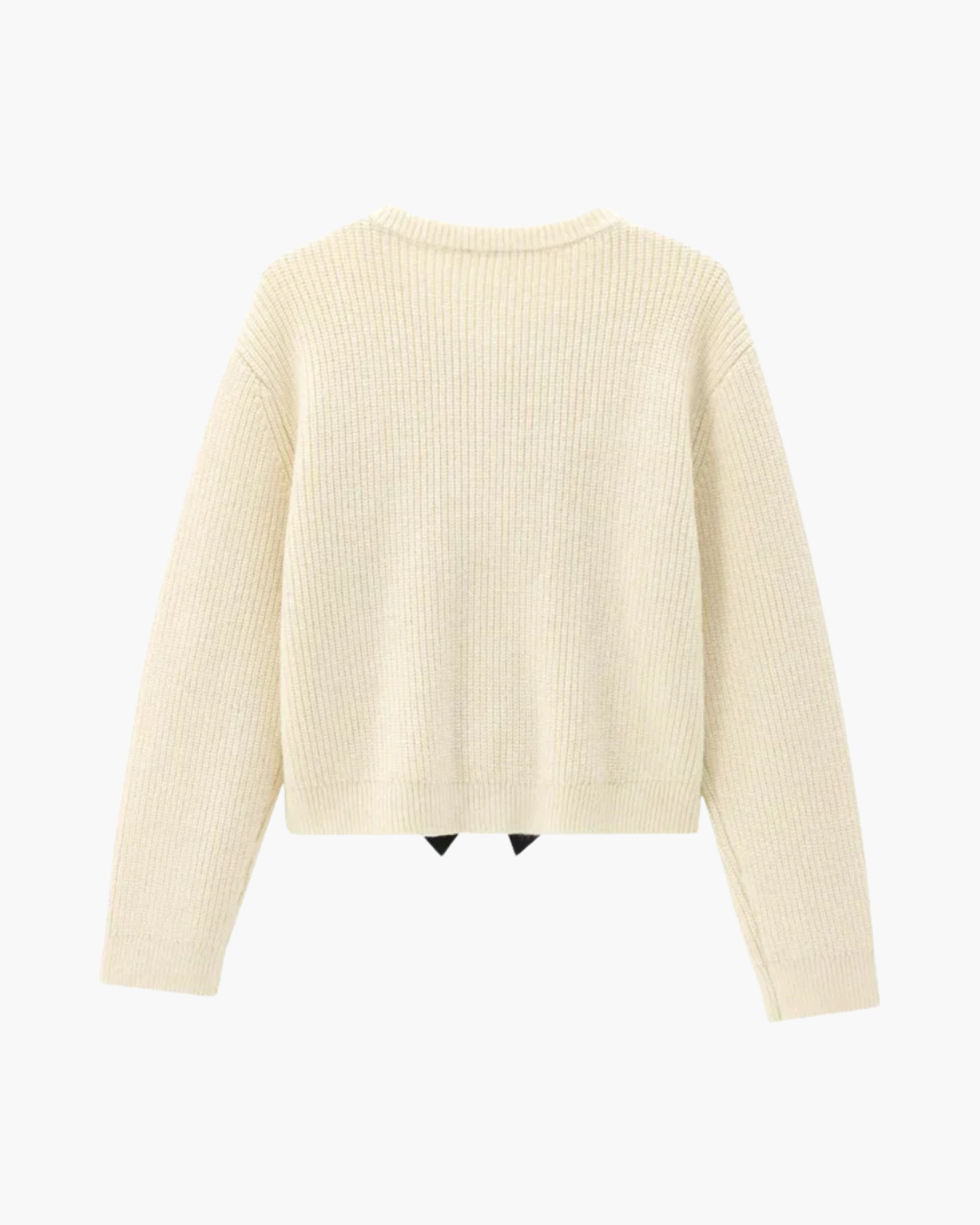 Elegante gebreide trui met strik voor dames - Stijlvol en comfortabel!