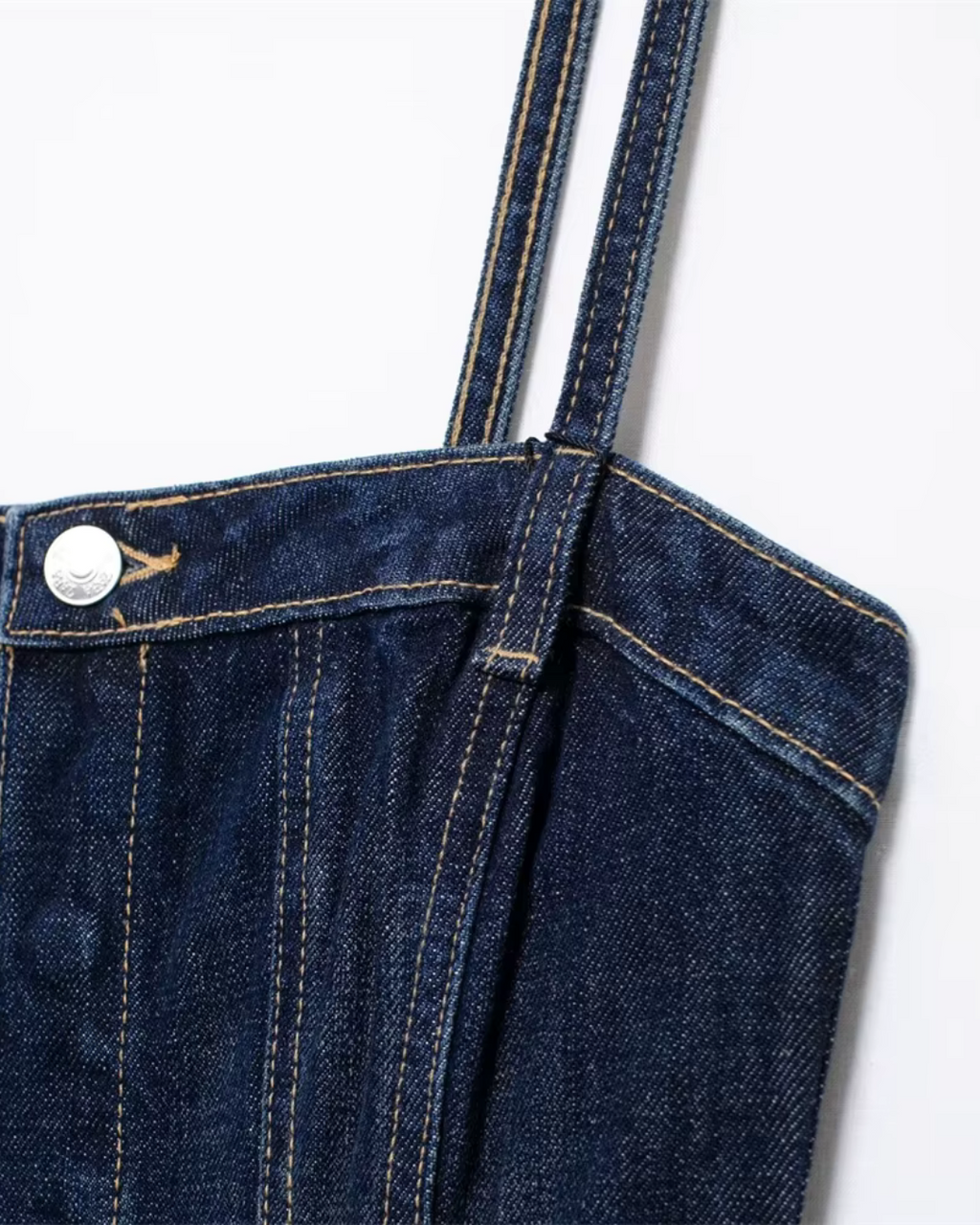 Comfortabel Denim Jumpsuit met Tailleriem voor Dames