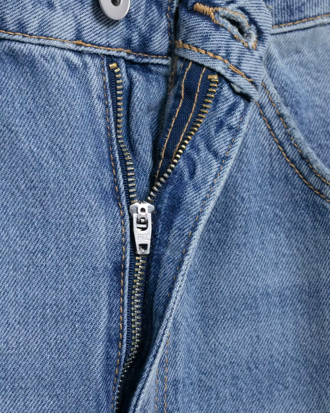 Gescheurde Denim Jeans met Hoge Taille voor Dames