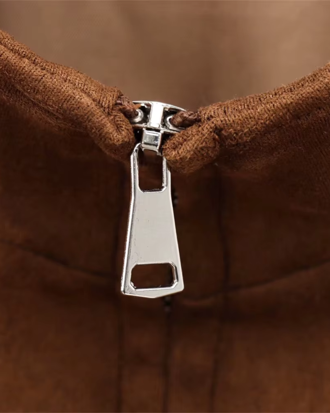 Suède Getextureerde Korte Zomer Jas voor Dames