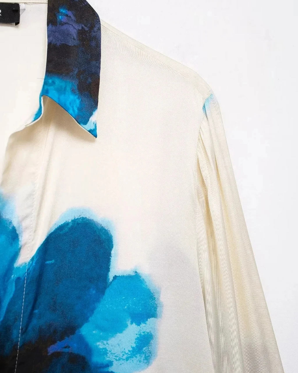 Elegante Set met Bloemenprint Blouse en Wijde Broek voor Dames