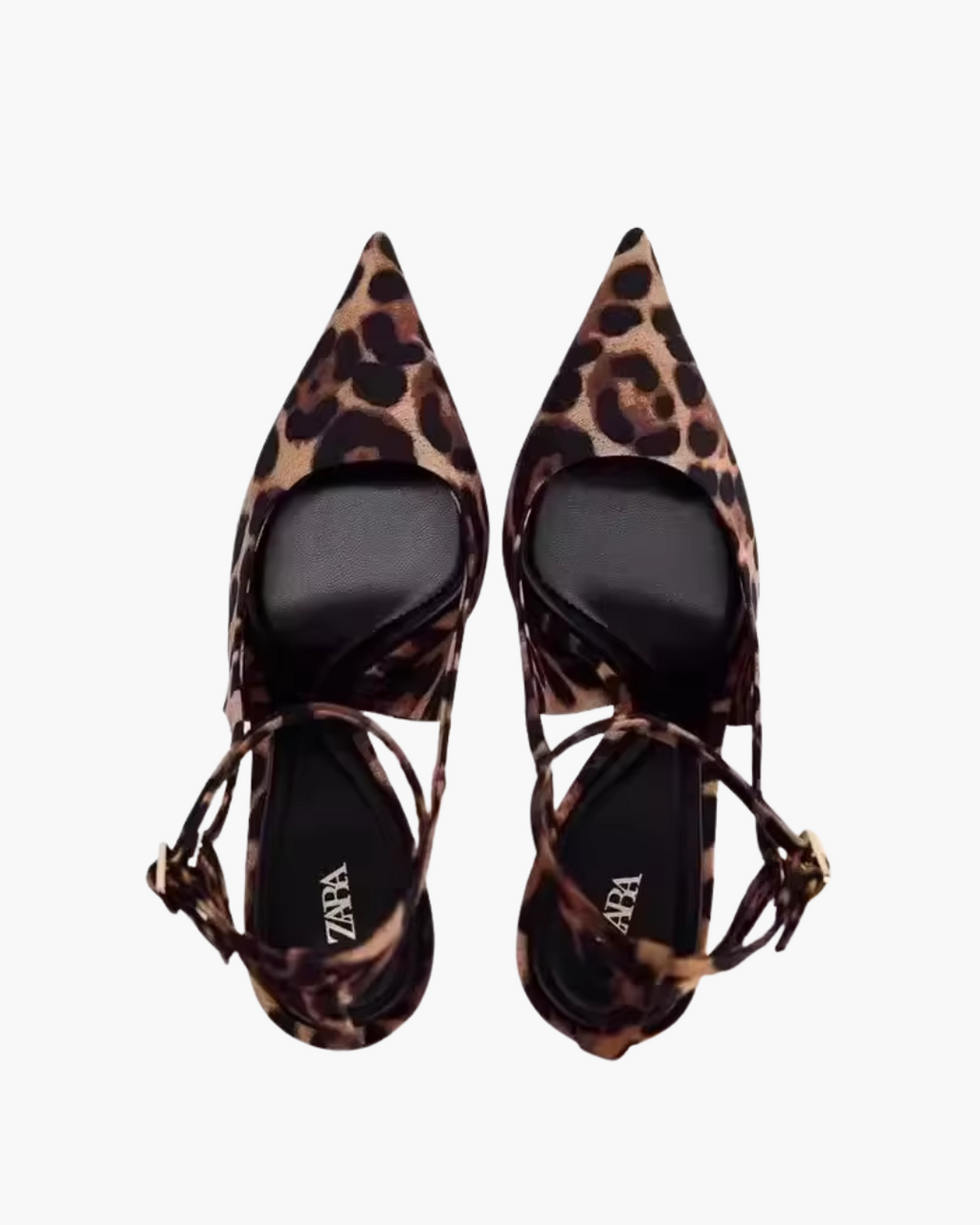 Luipaardprint Sandalen met Hoge Dunne Hakken voor Dames