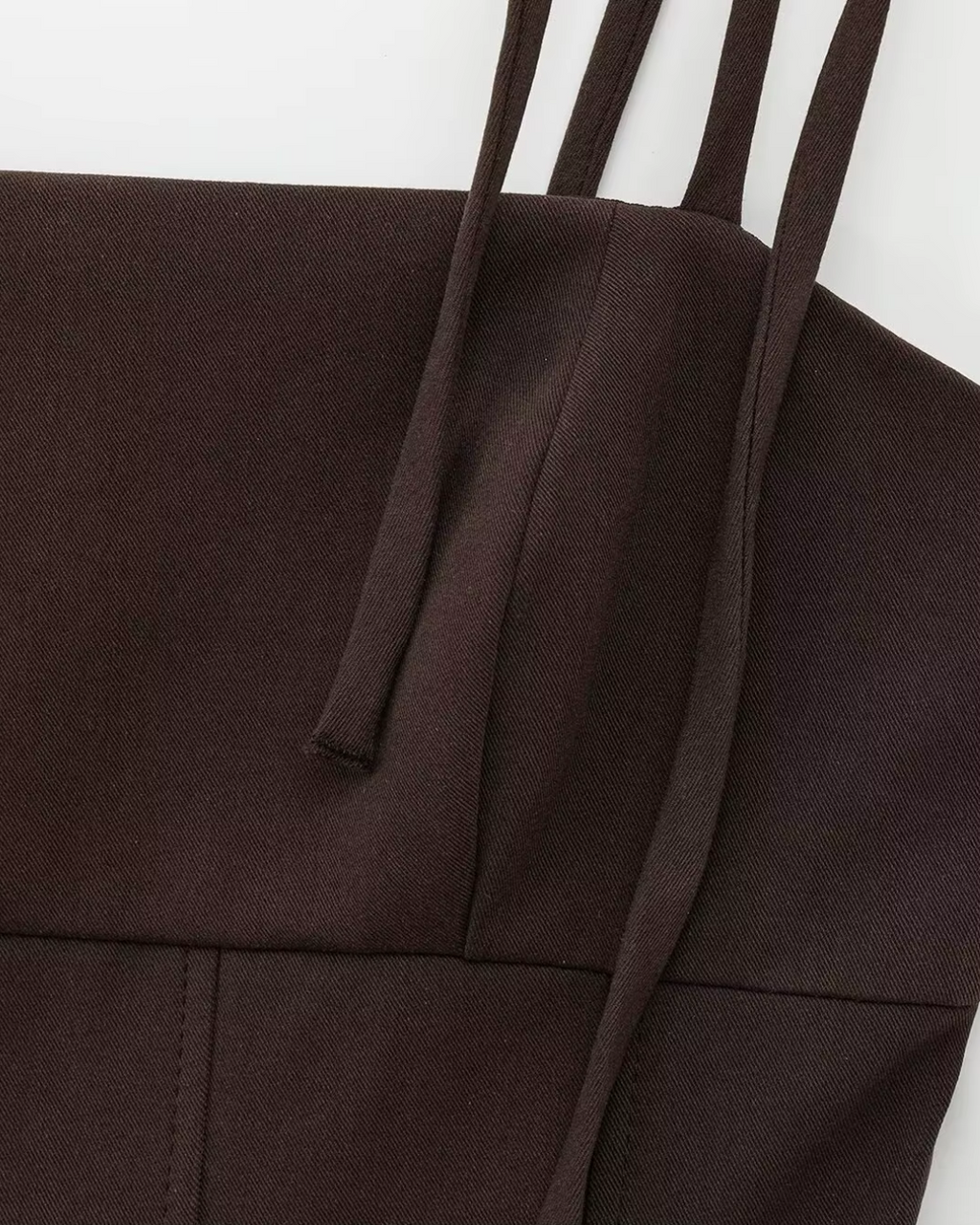 Korte Tanktop met Strik en Dunne Bandjes voor Dames