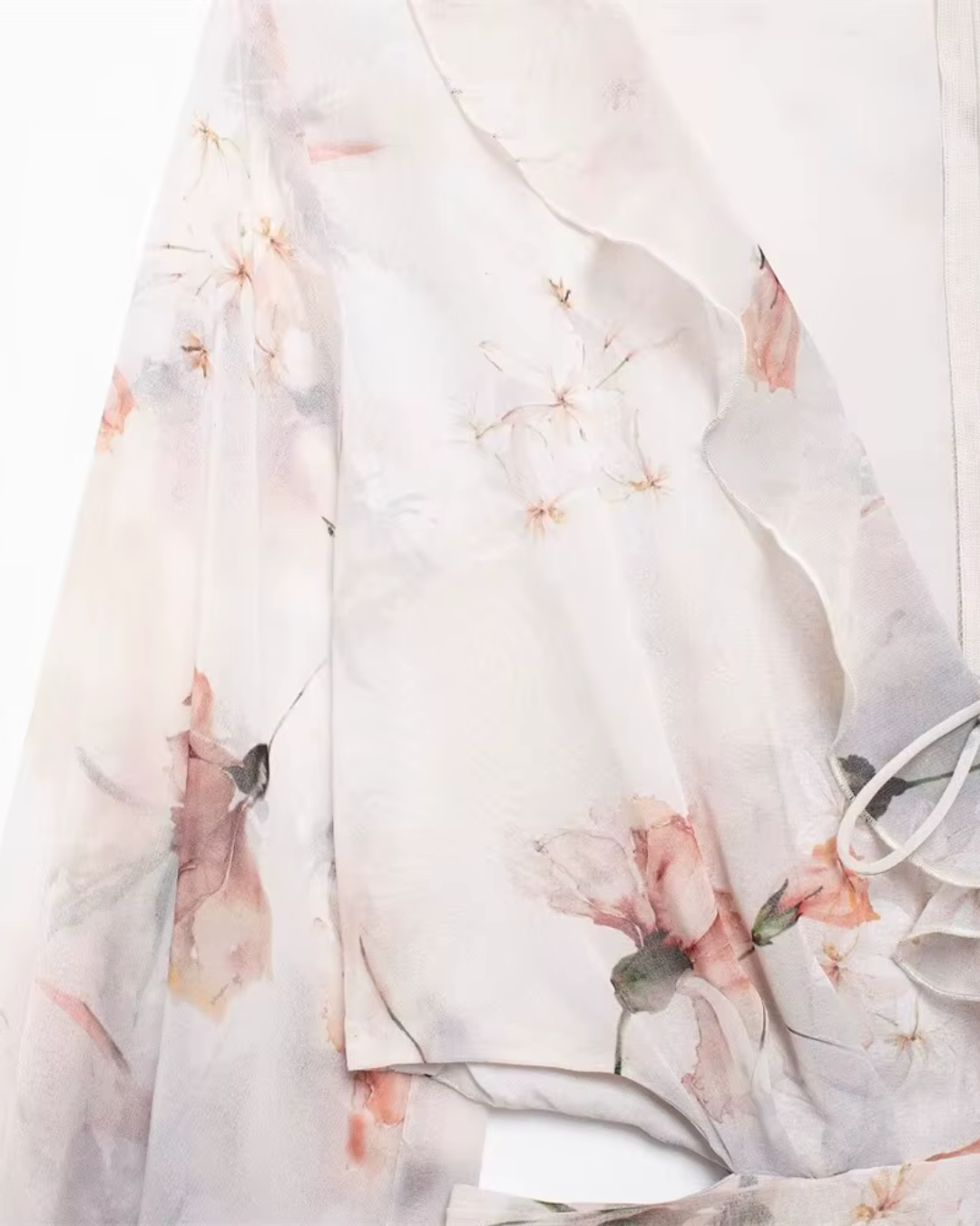 Zomerse Bloemenprint Midi Lange Jurk voor Dames