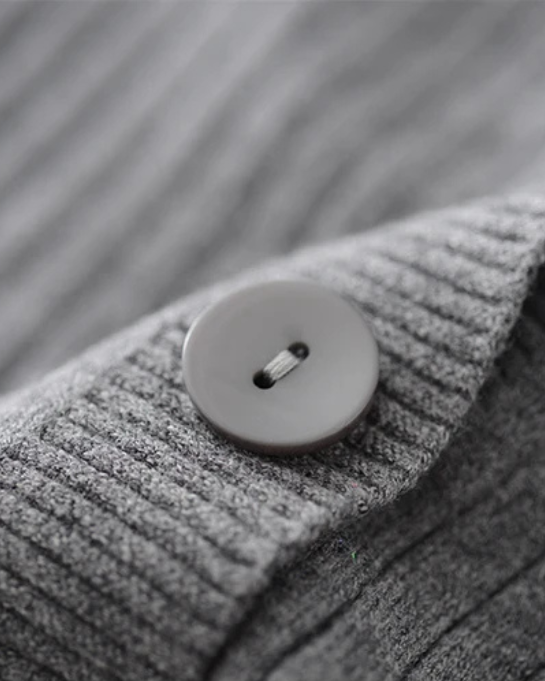 Casual Gebreid V-Hals Vest met Knoopsluiting voor Dames