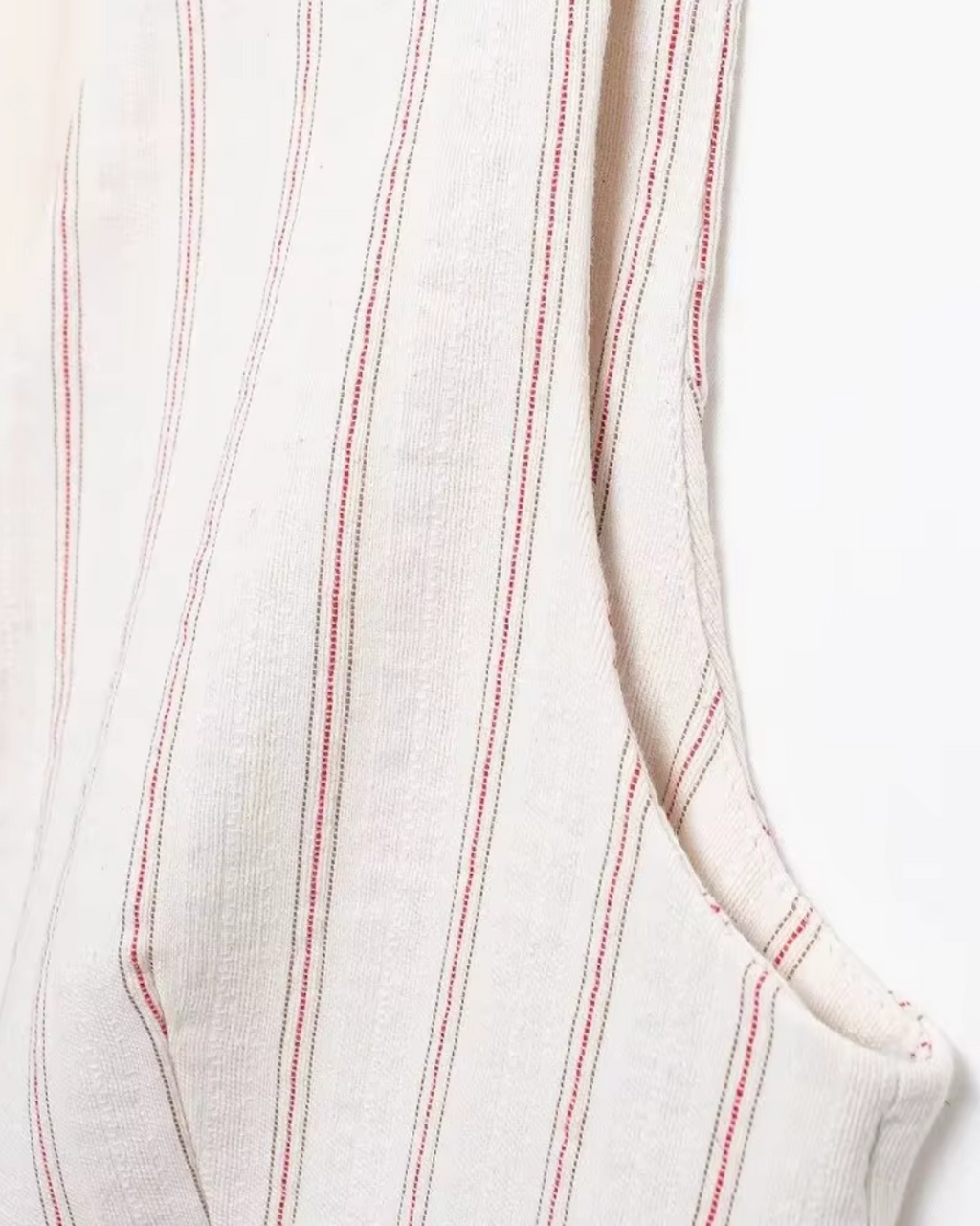 Gestreept Vest met Bermudashorts Set voor Dames