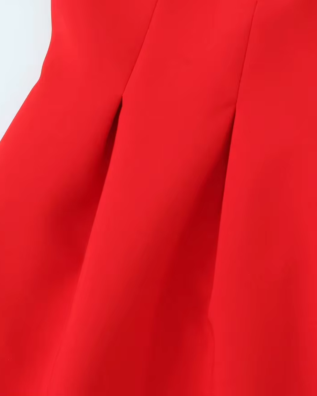 Elegante A-lijn Mouwloze Mini Jurk met Rits voor Dames