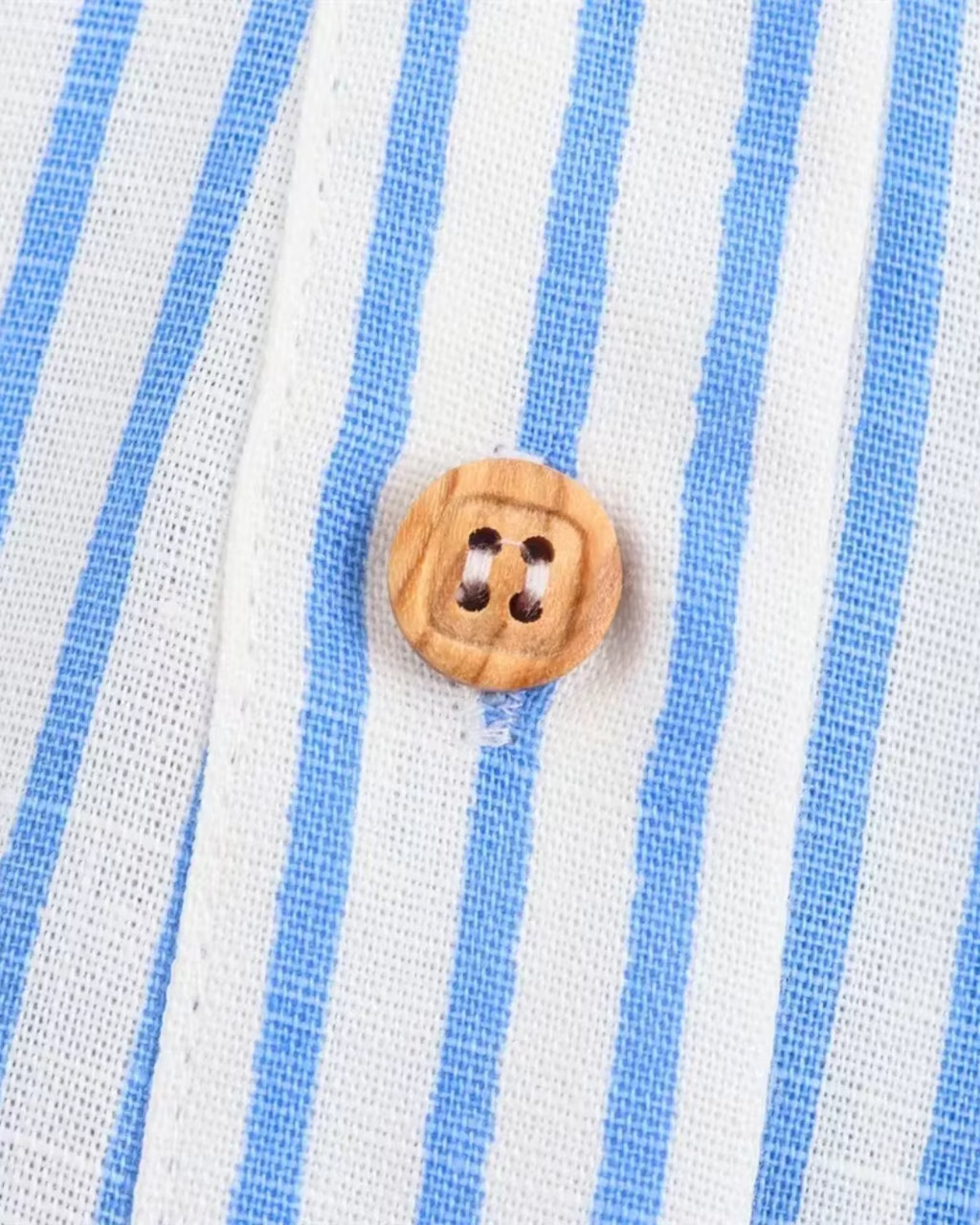 Blauw-Wit Gestreept Overhemd voor Dames