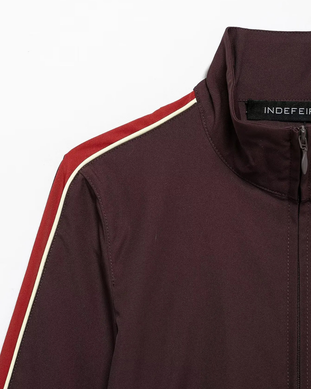 Vintage 2-Delige Set - Opstaande Kraag Jas & Wijde Broek met Zijstrepen voor Dames