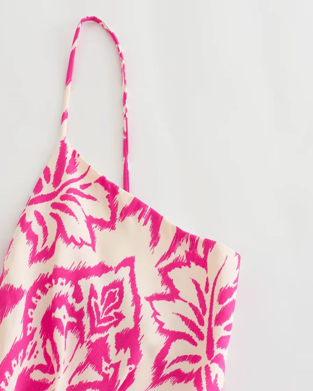 Zomerse Print Jumpsuit met Hoge Taille en V-Hals voor Dames