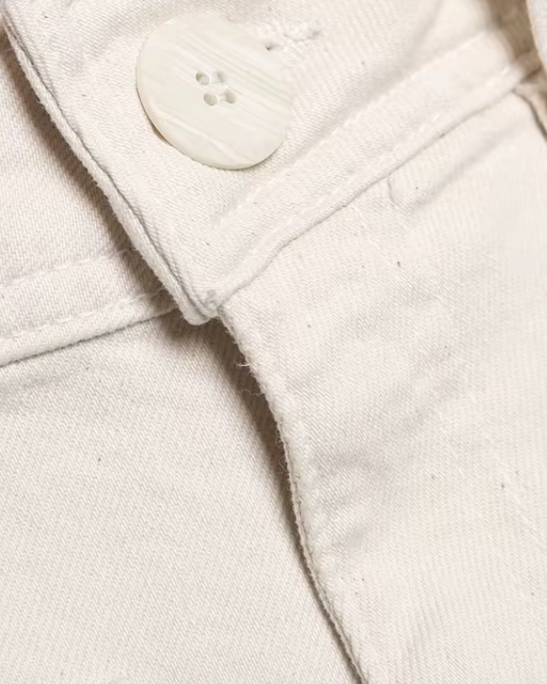 Witte Hoge Taille Wijde Pijpen Jeans voor Dames