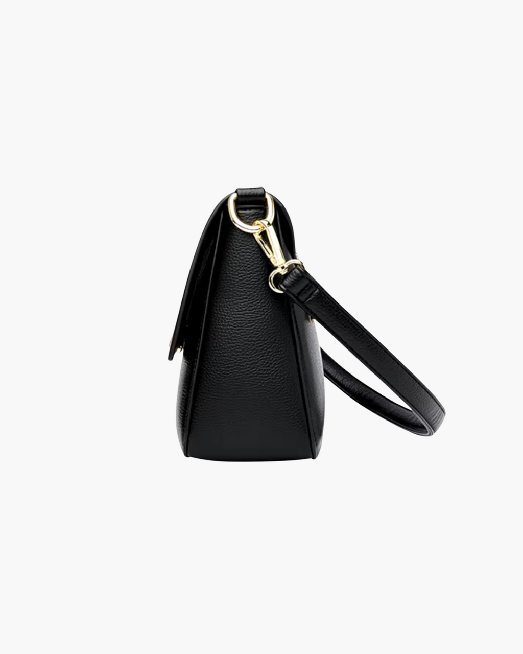 Trendy Zwarte Crossbody Tas van Hoogwaardig PU Leer