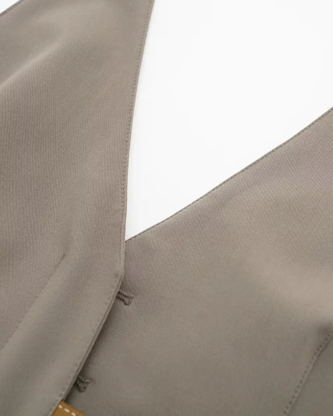 Retro Set met Halter V-Hals Top & Hoge Taille Broek voor Dames