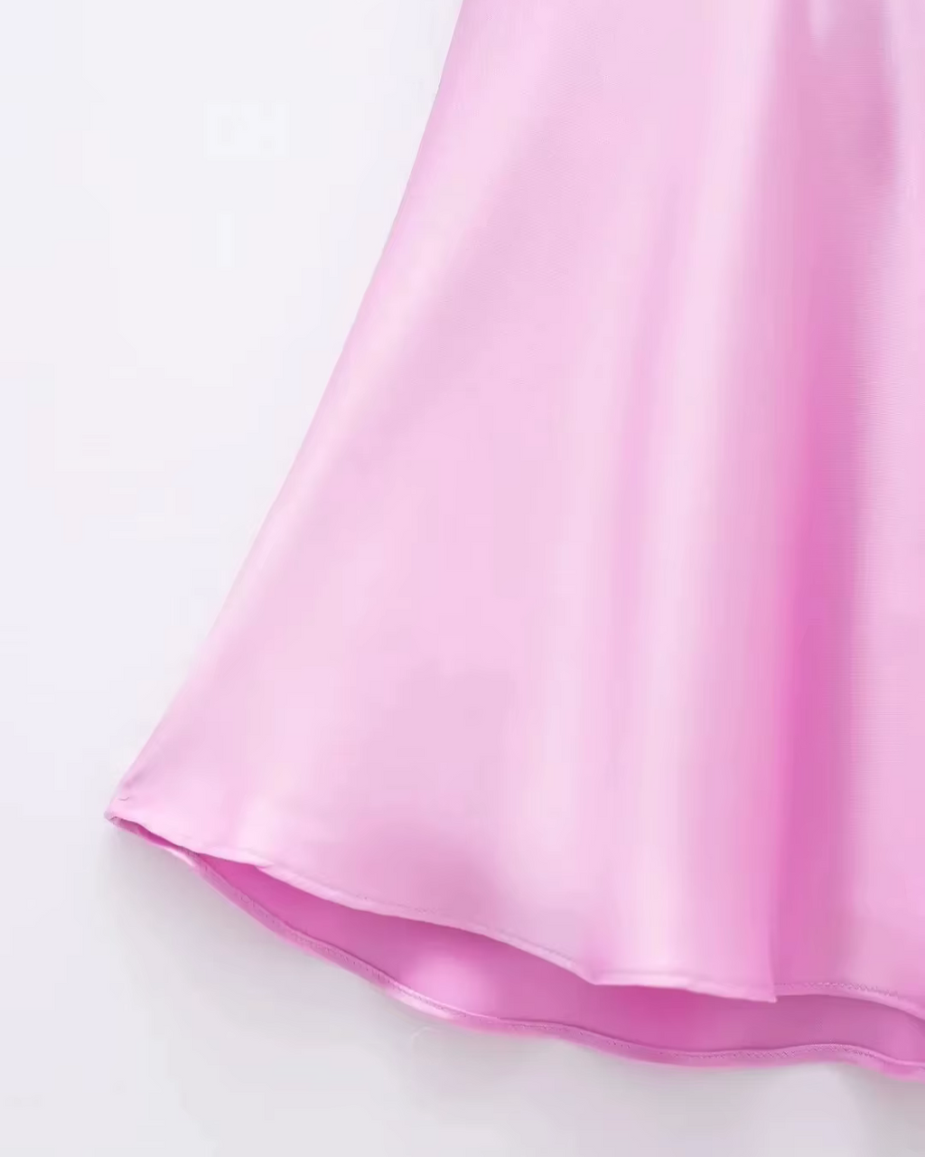 Satijnen Halter Mini-Jurk met Rugstrik voor Dames