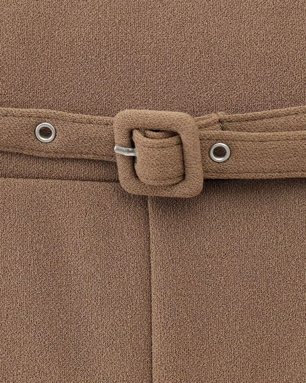 Wijde Pijpen Broek met Riem voor Dames