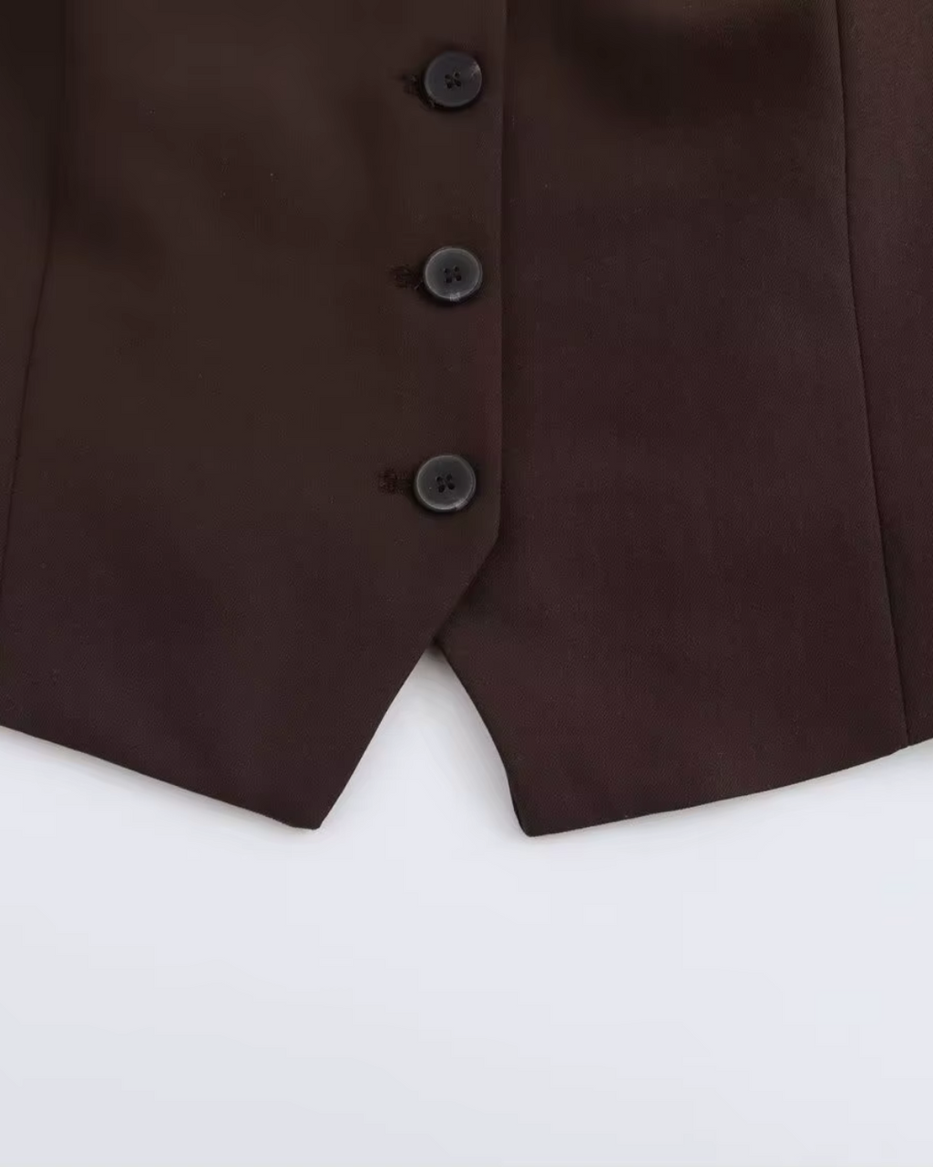 Vintage Mouwloos Cropped Gilet voor Dames